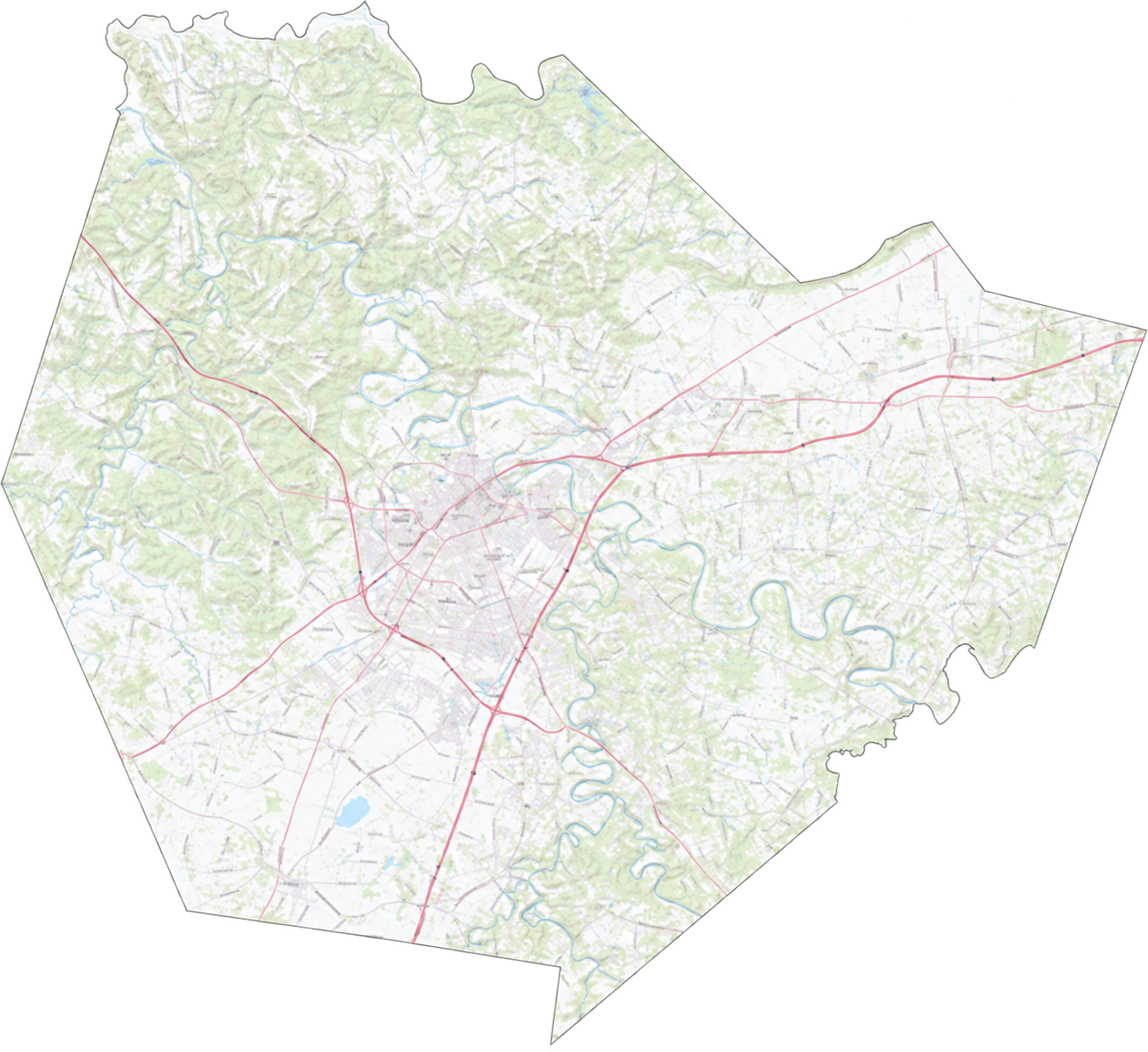 Warren County Road Map